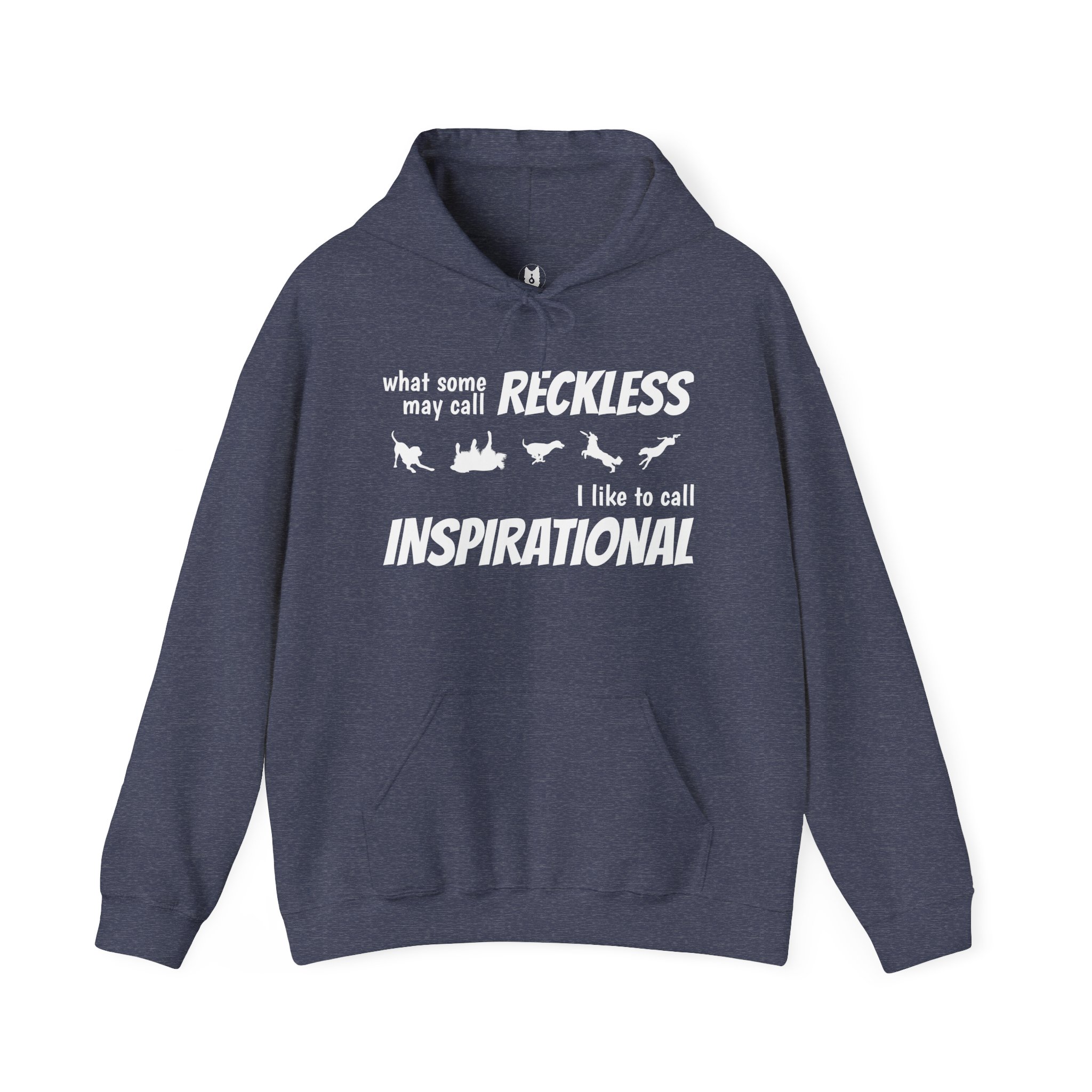 "What Some People Call Reckless, I Like to Call Inspiration" Cozy Unisex Heavy Blend™ Hooded Sweatshirt - Perfect for Chill Days & Casual Outings - Image 21