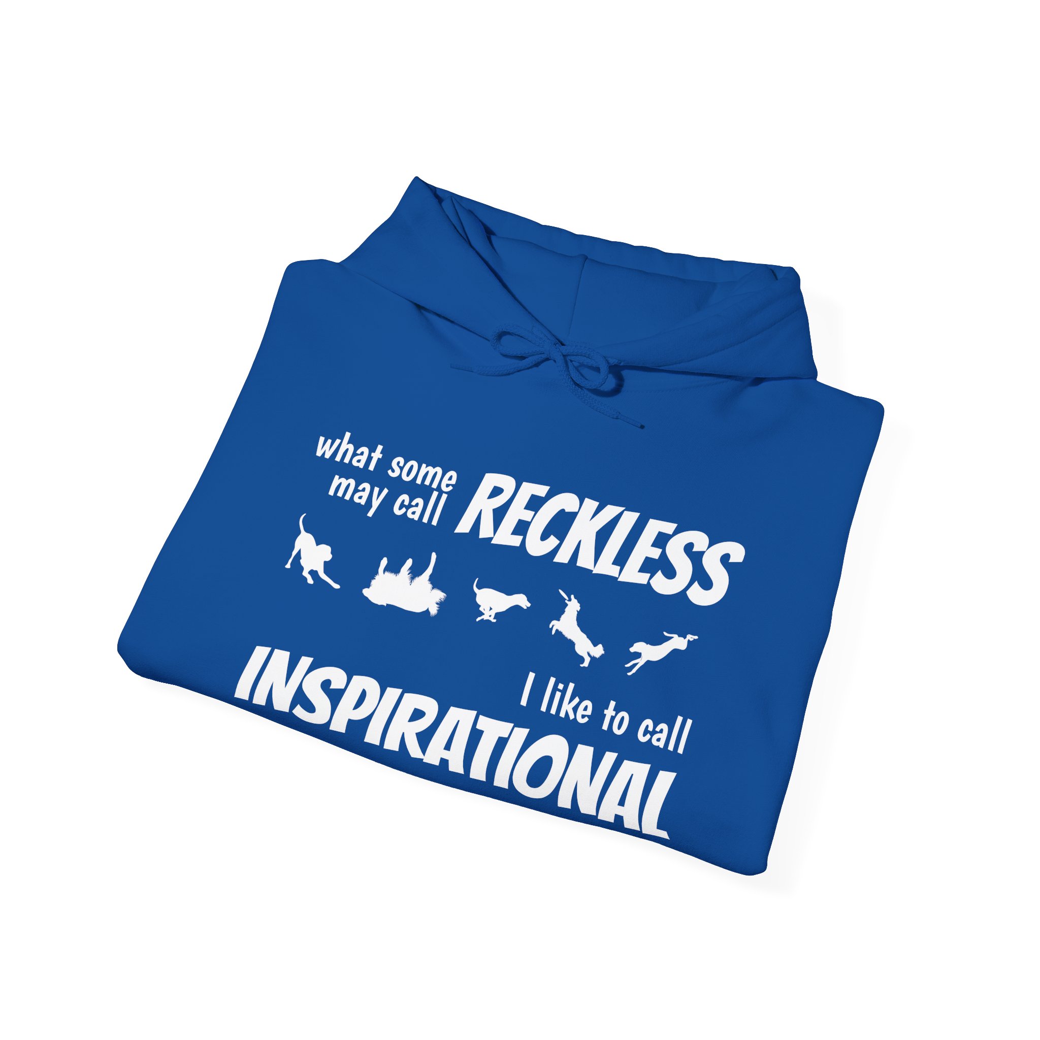"What Some People Call Reckless, I Like to Call Inspiration" Cozy Unisex Heavy Blend™ Hooded Sweatshirt - Perfect for Chill Days & Casual Outings - Image 40
