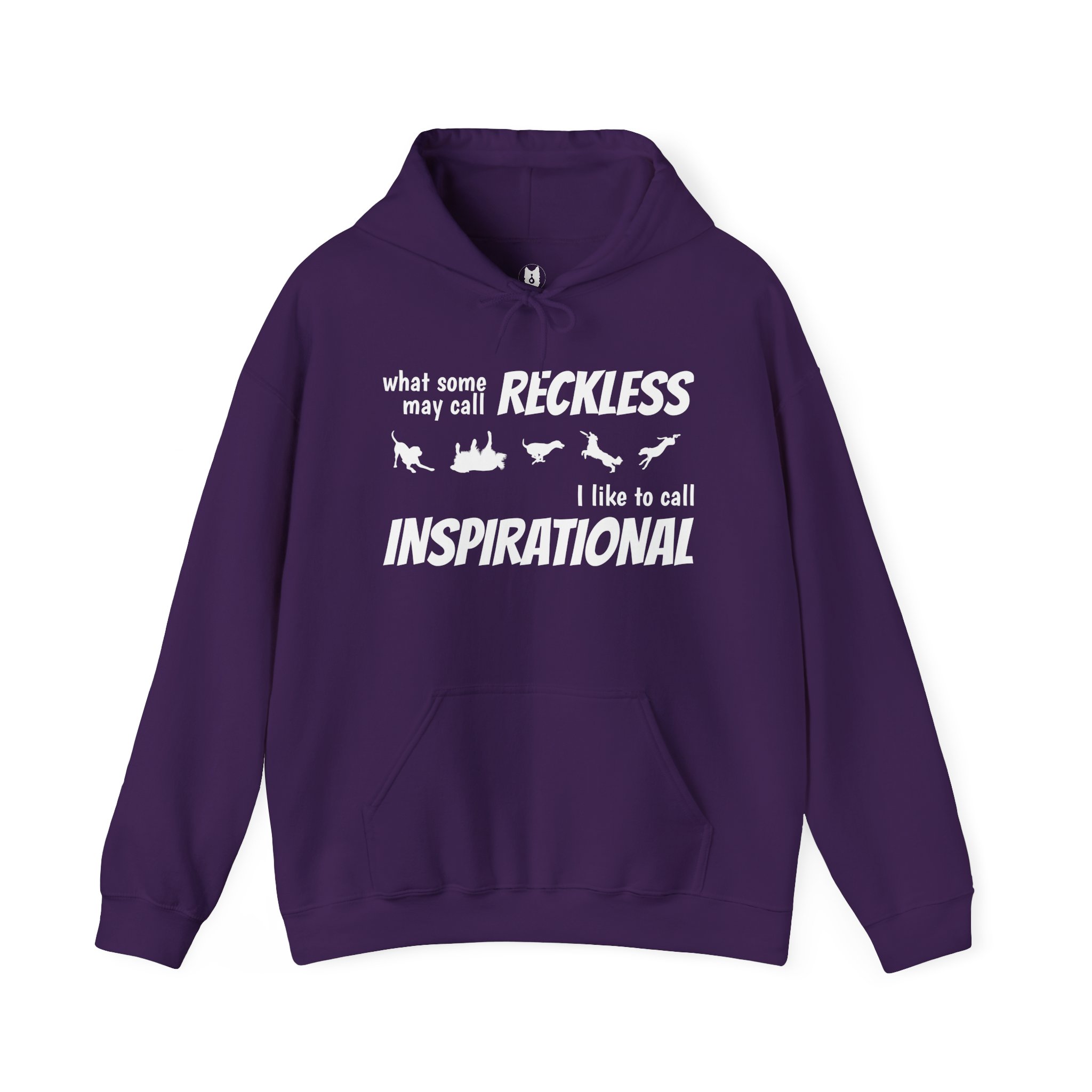 "What Some People Call Reckless, I Like to Call Inspiration" Cozy Unisex Heavy Blend™ Hooded Sweatshirt - Perfect for Chill Days & Casual Outings - Image 53