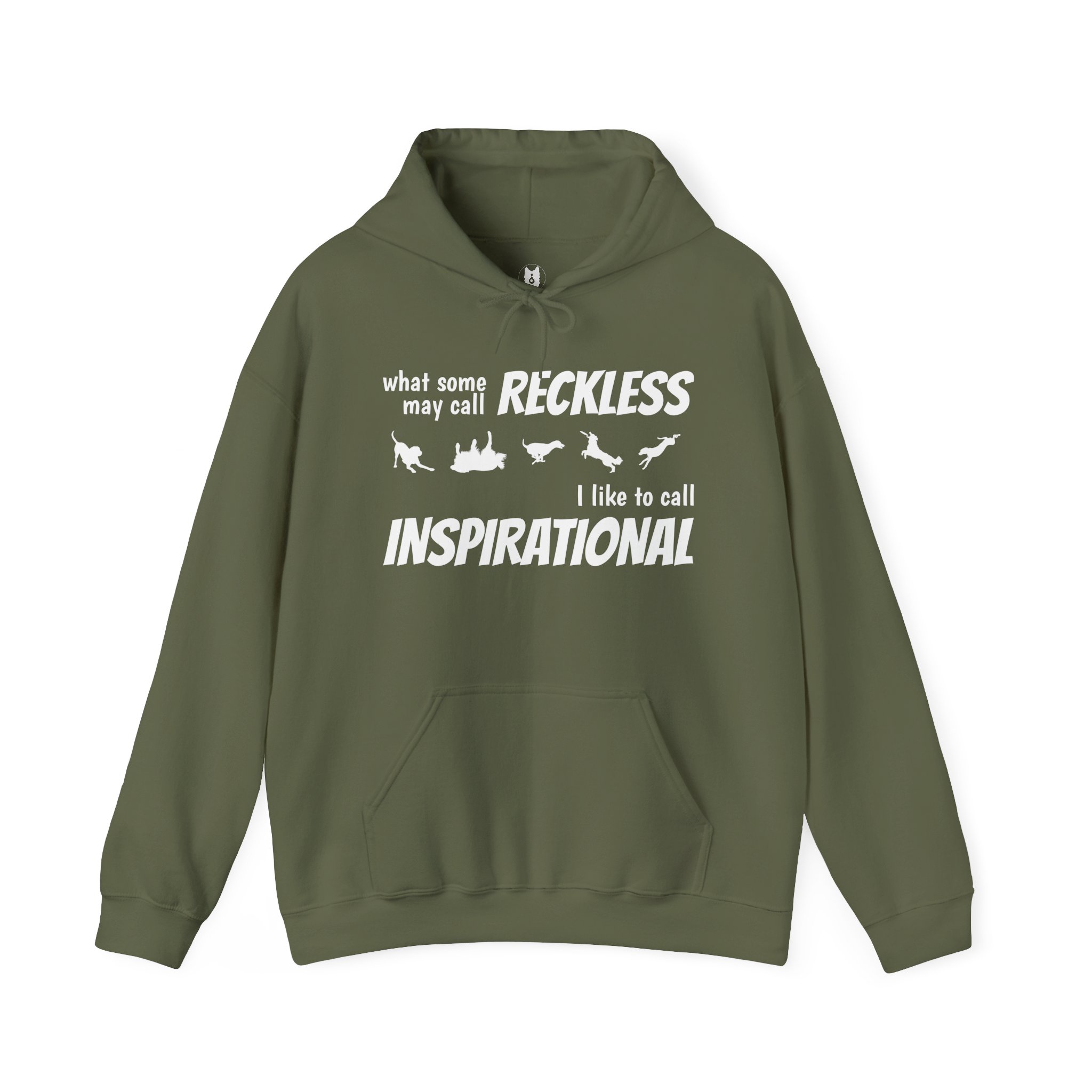 "What Some People Call Reckless, I Like to Call Inspiration" Cozy Unisex Heavy Blend™ Hooded Sweatshirt - Perfect for Chill Days & Casual Outings - Image 5