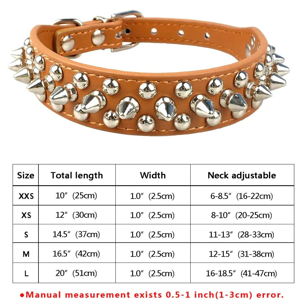 Spiked Canine Collar