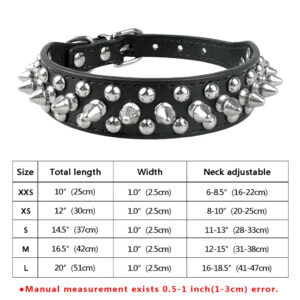 Spiked Canine Collar