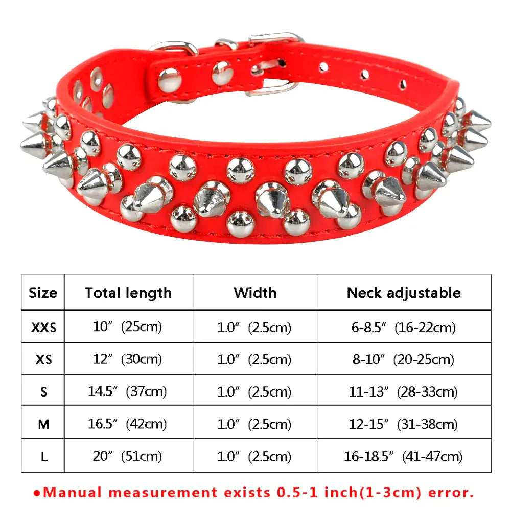 Spiked Canine Collar