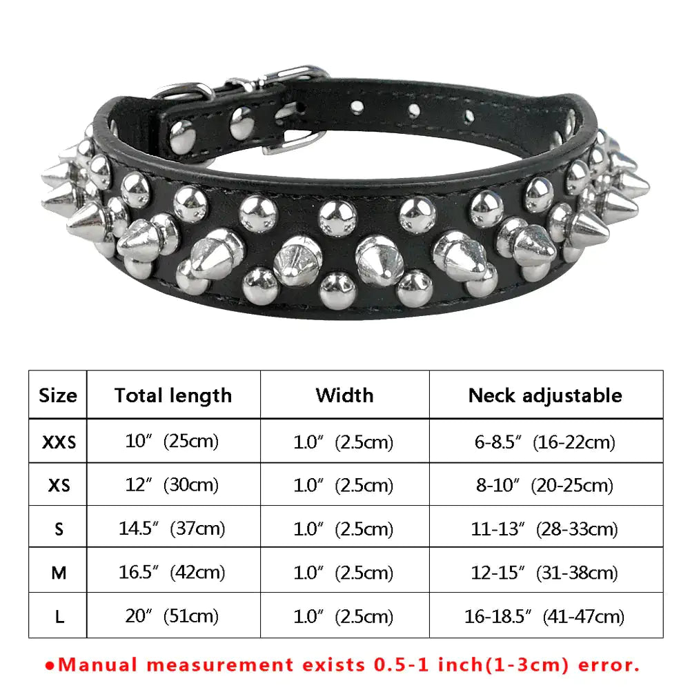 Spiked Canine Collar