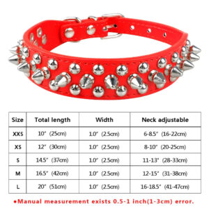 Spiked Canine Collar