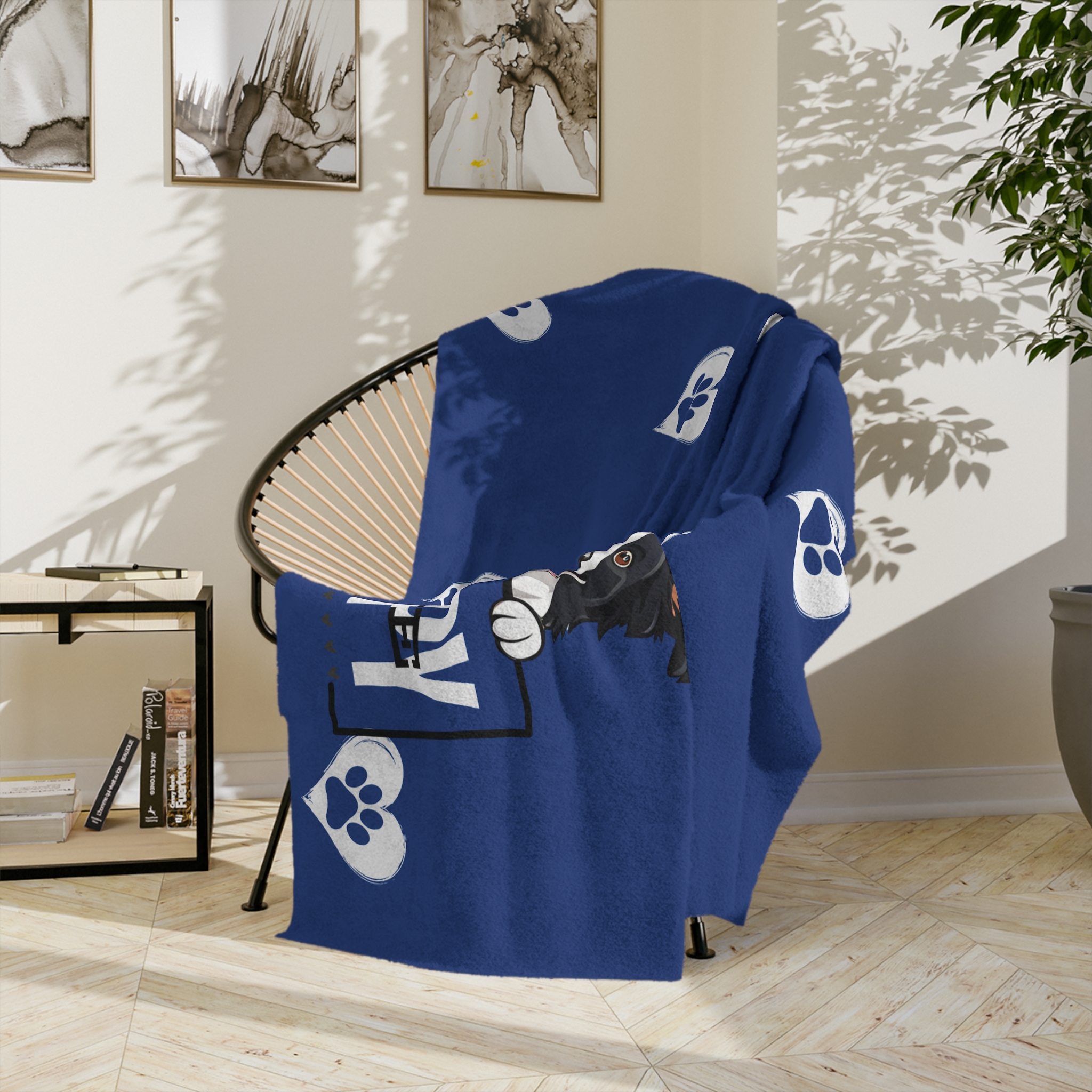 Puppy Love | Velveteen Microfiber Blanket - Image 12