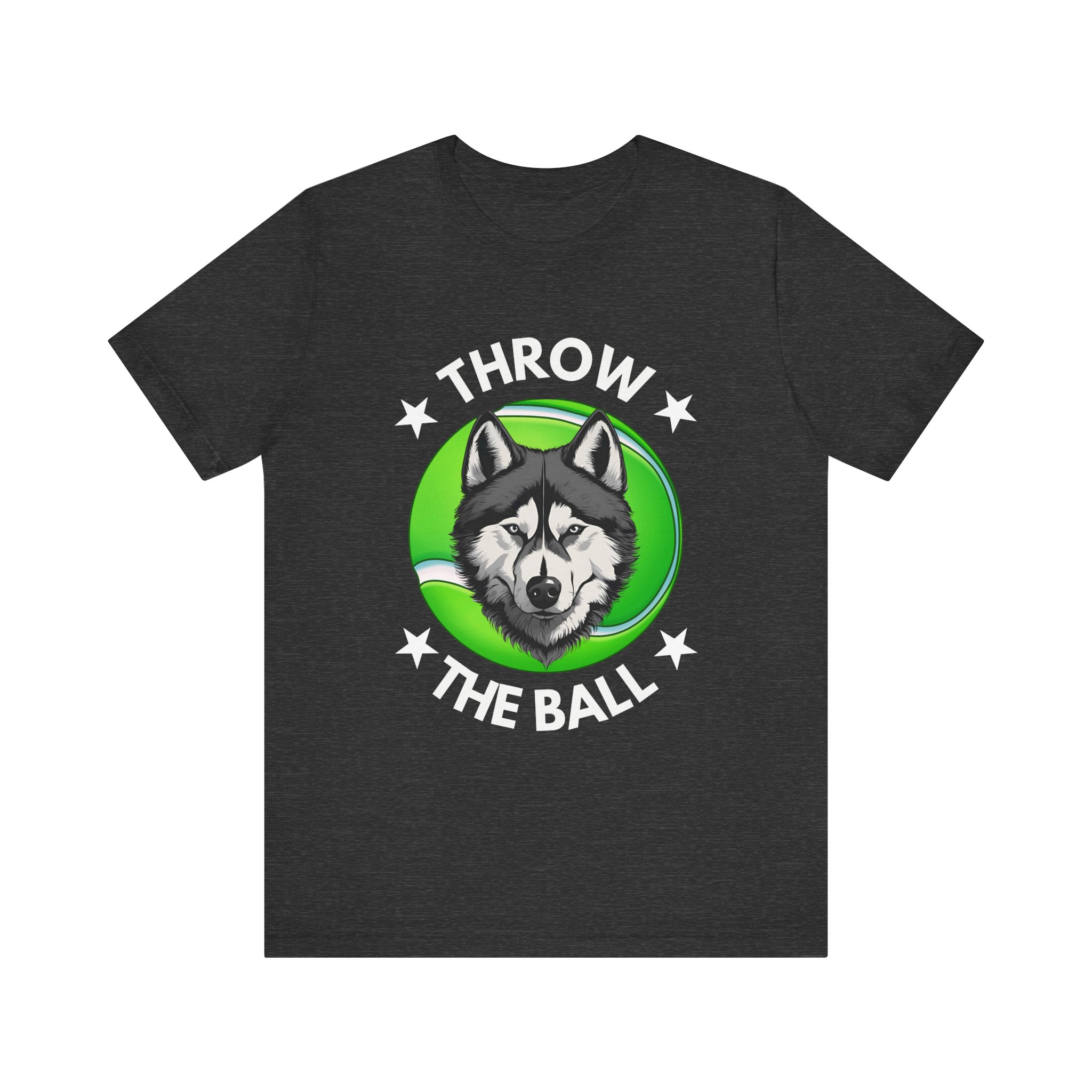 Throw the Ball Dog Lover T-shirt | Unisex Jersey Short Sleeve Tee - Image 25