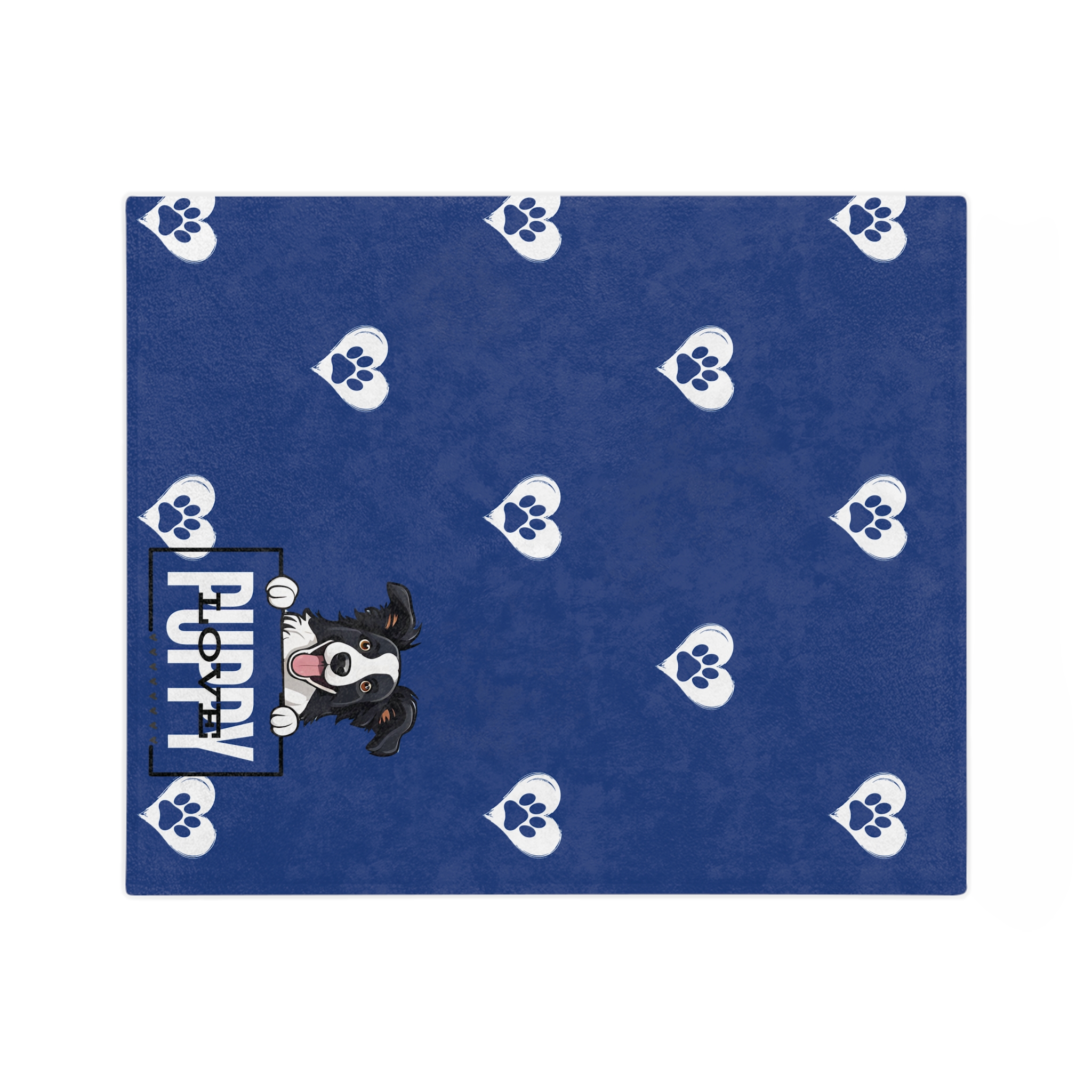 Puppy Love | Velveteen Microfiber Blanket - Image 6
