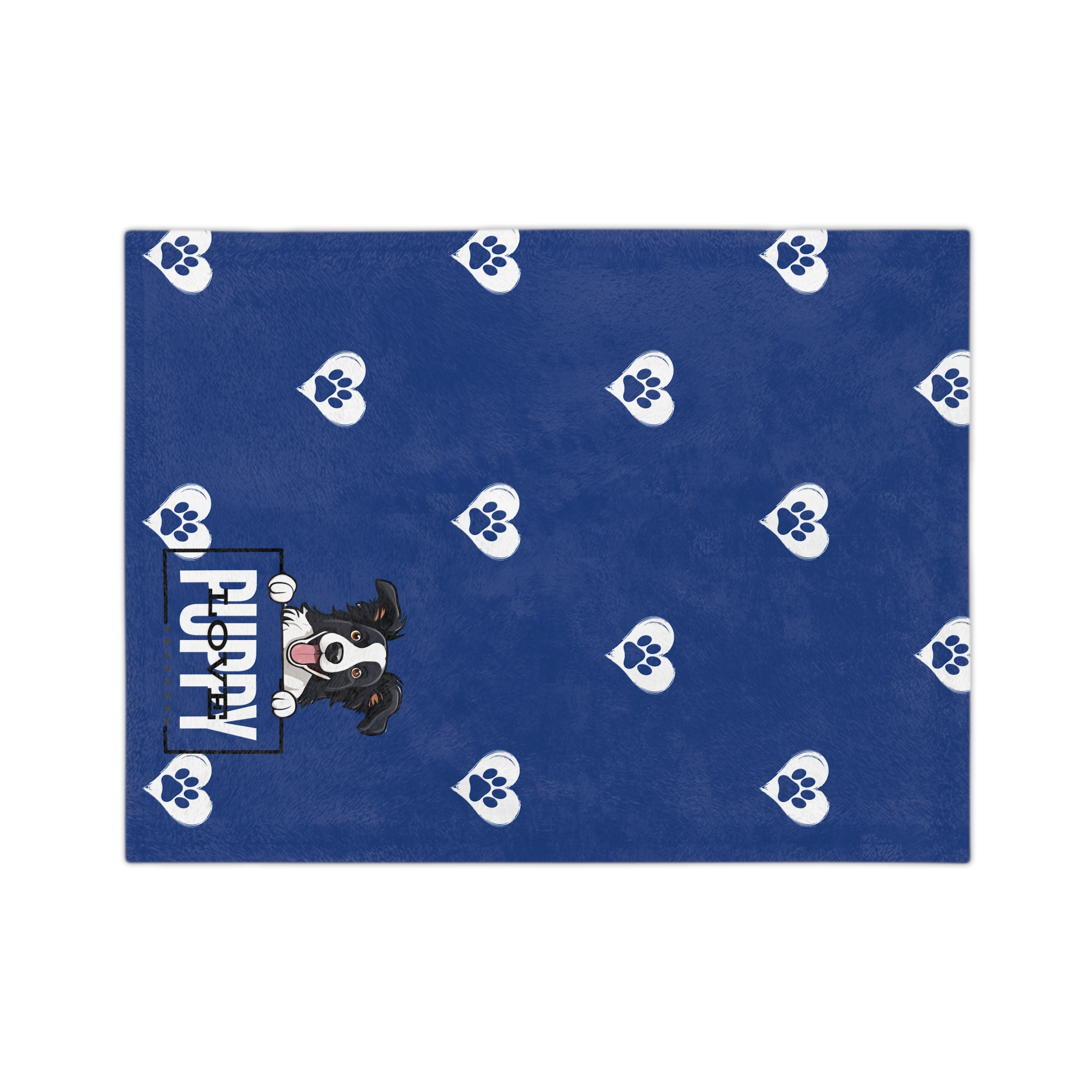 Puppy Love | Velveteen Microfiber Blanket - Image 2