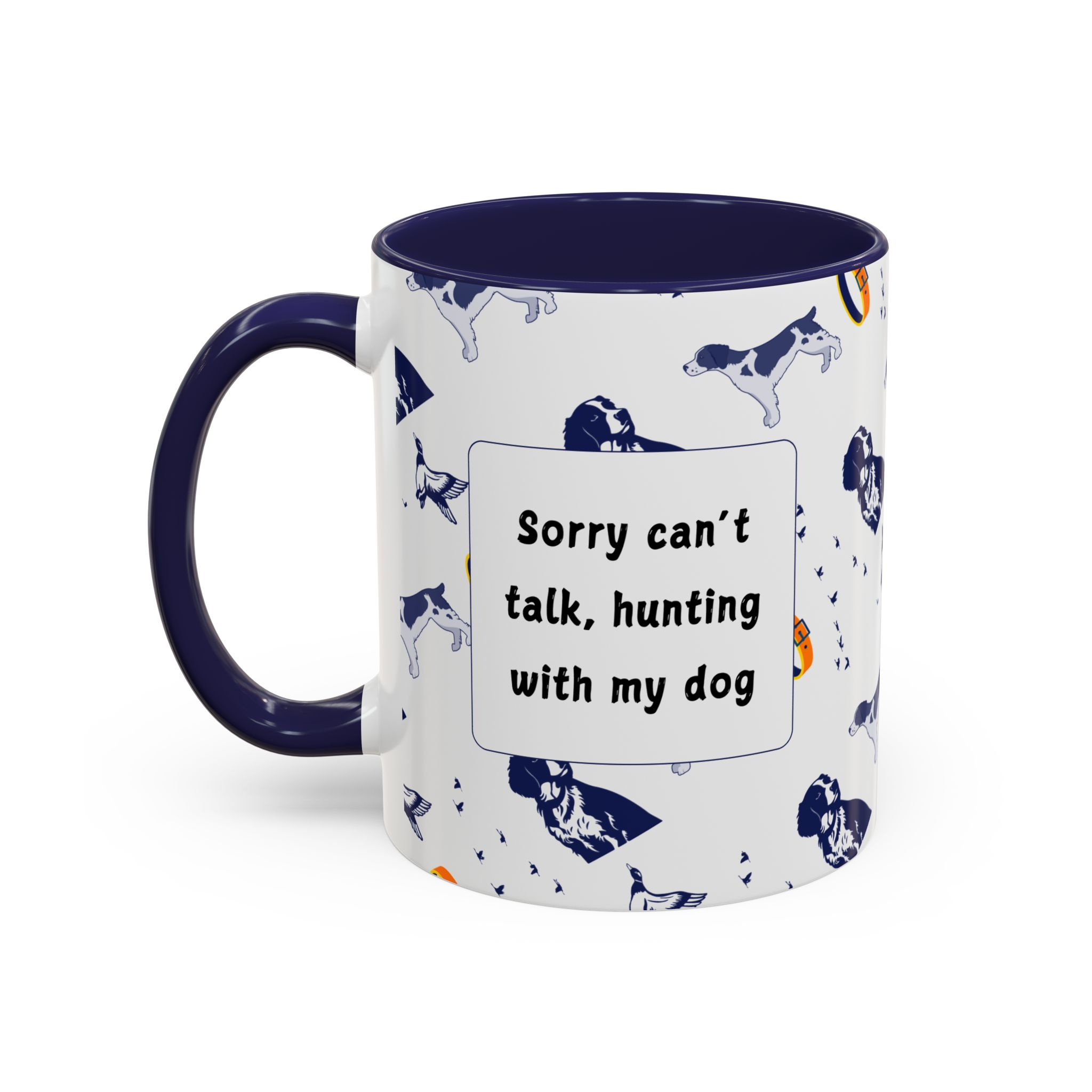 Sorry Can't Talk Coffee Mug | Funny Dog Lover Coffee Mug (11, 15oz) v3 - Image 7