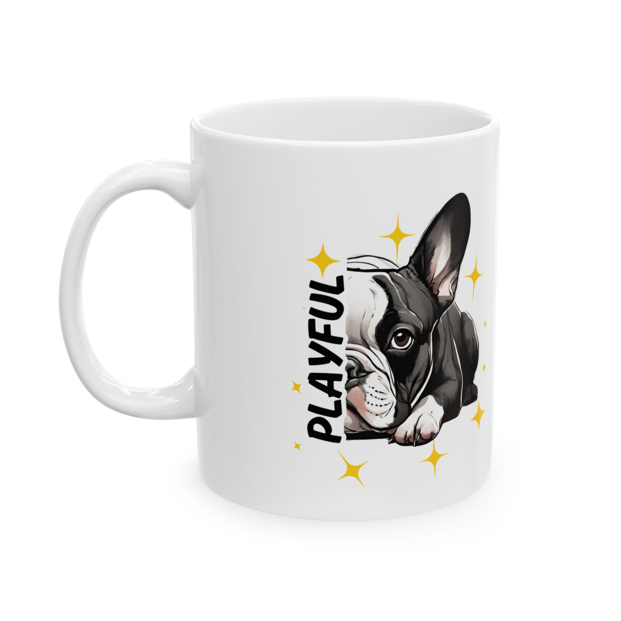 Playful like a Frenchie Coffee Mug, (11oz, 15oz) - Image 3