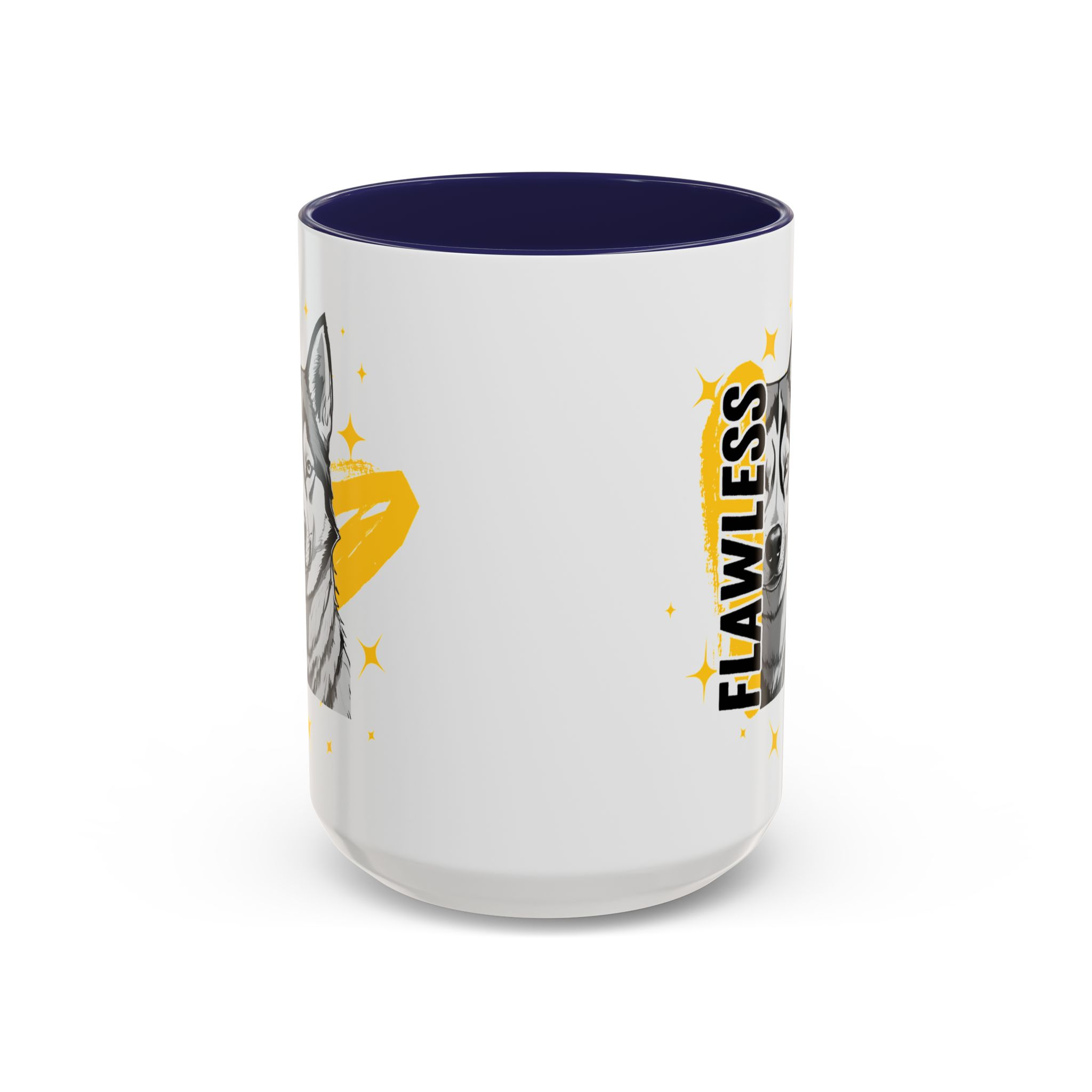 Flawless like a Husky Dog Mug (11, 15oz) v2 - Image 21