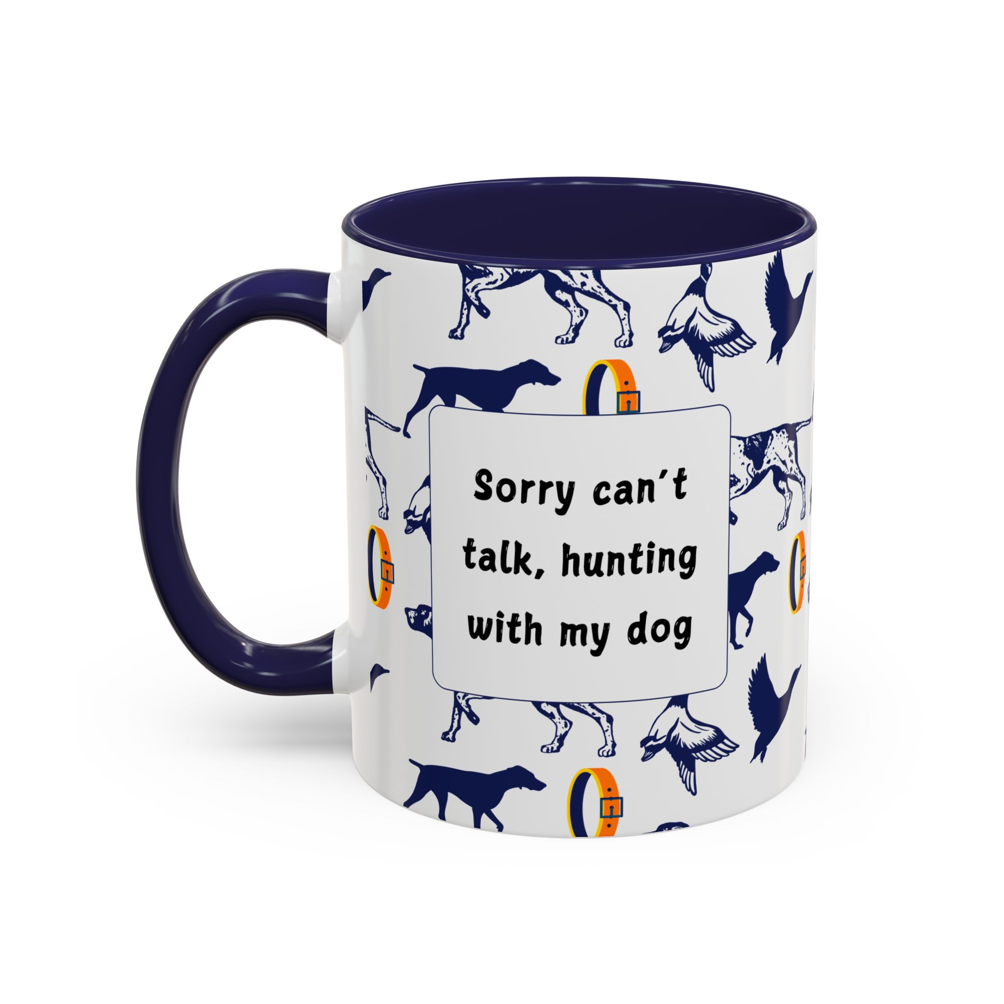 Sorry Can't Talk Coffee Mug | Funny Dog Lover Coffee Mug (11, 15oz) v2 - Image 7