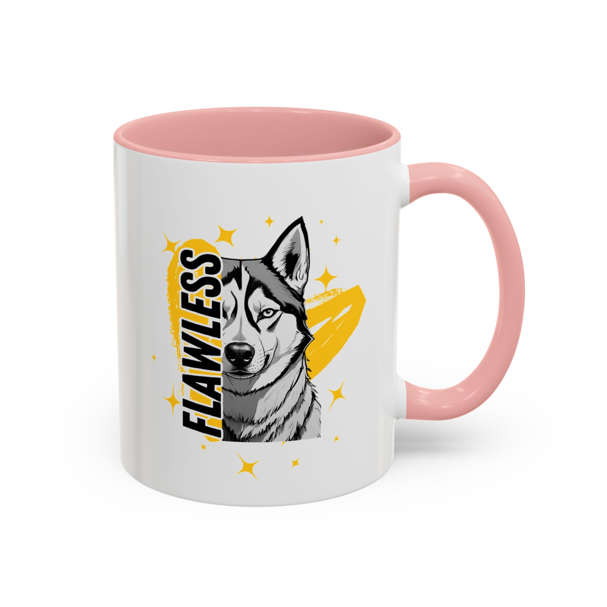 Flawless like a Husky Dog Mug (11, 15oz) v2 - Image 10