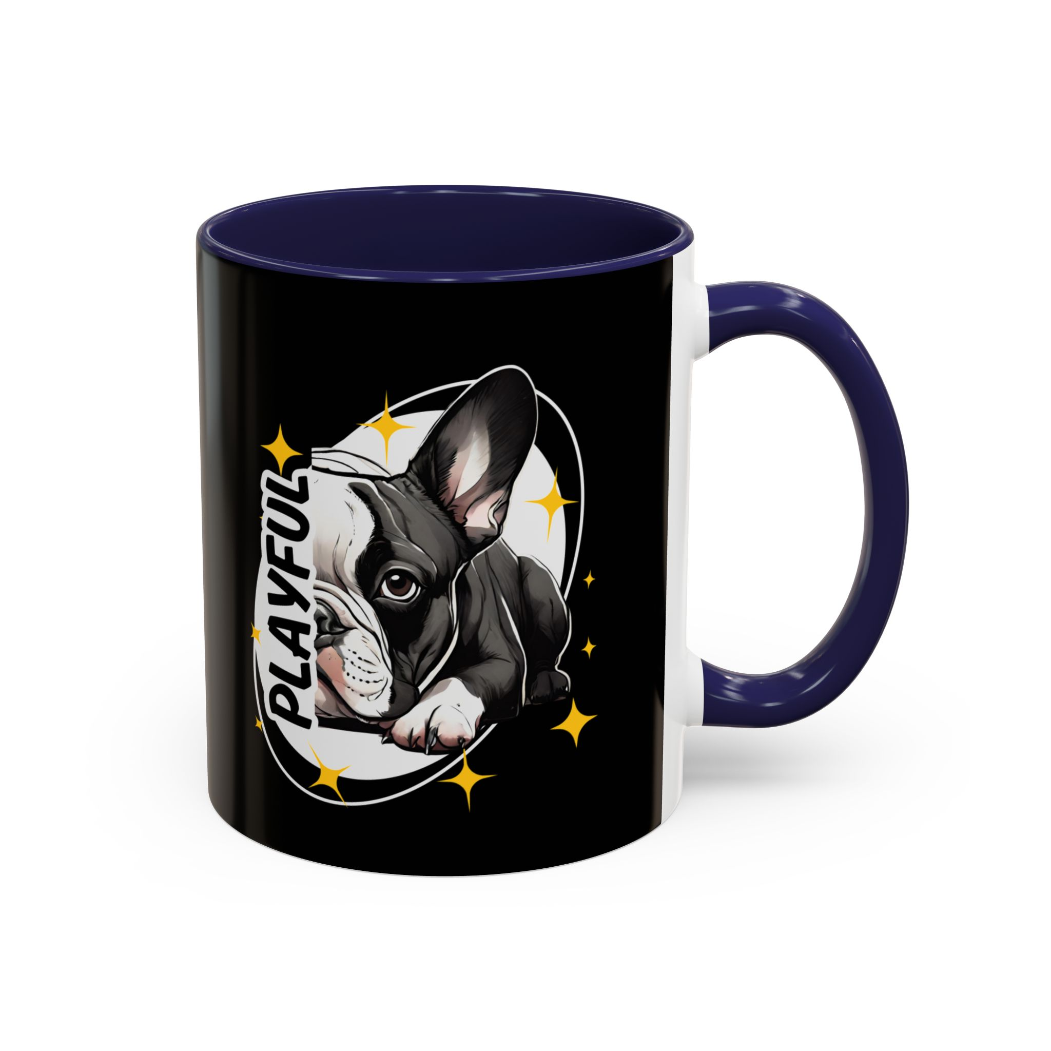 Playful like a Frenchie Mug (11, 15oz) v2 - Image 6