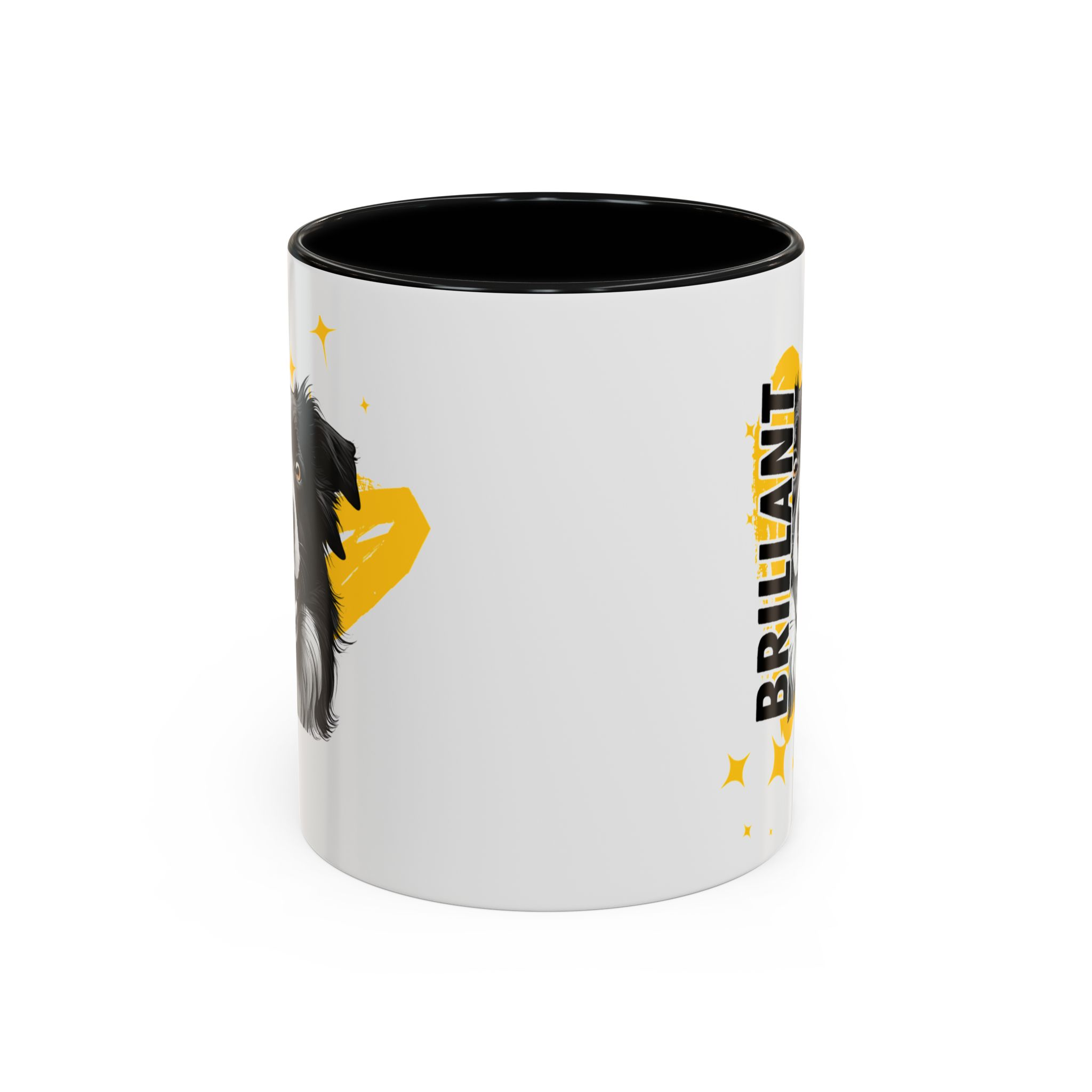 Brilliant Like a Border Collie Mug (11, 15oz) - Image 2