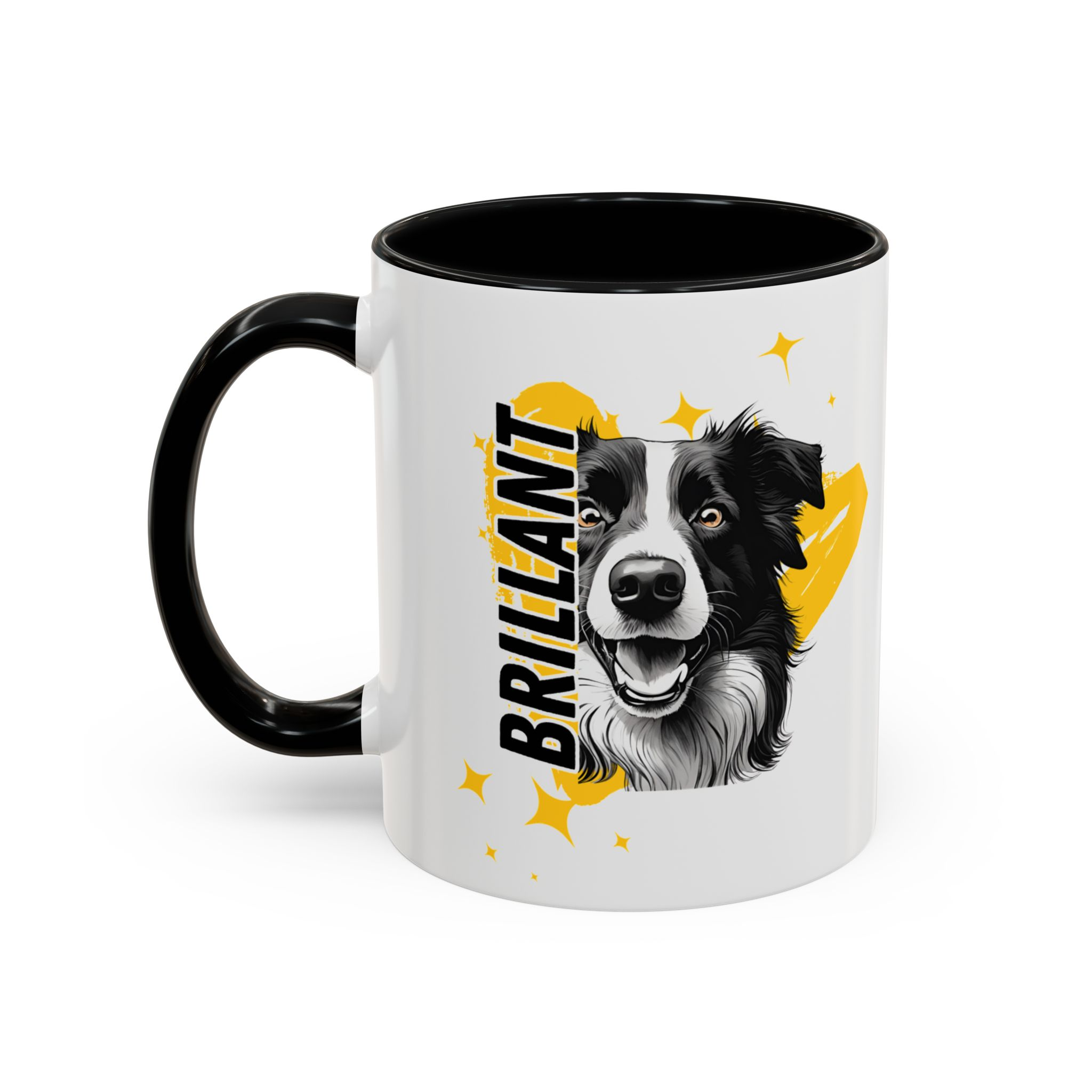 Brilliant Like a Border Collie Mug (11, 15oz) - Image 3
