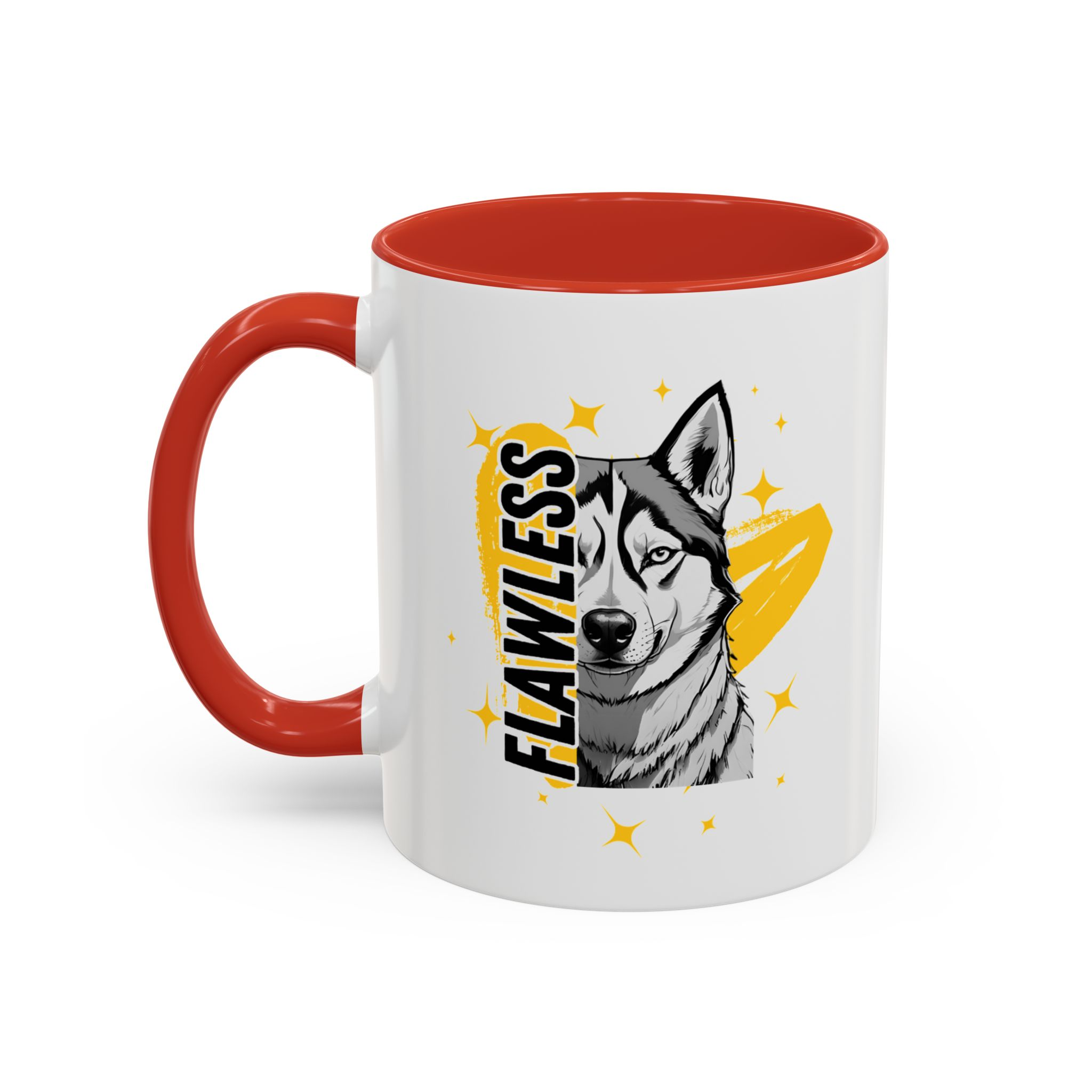 Flawless like a Husky Dog Mug (11, 15oz) v2 - Image 15