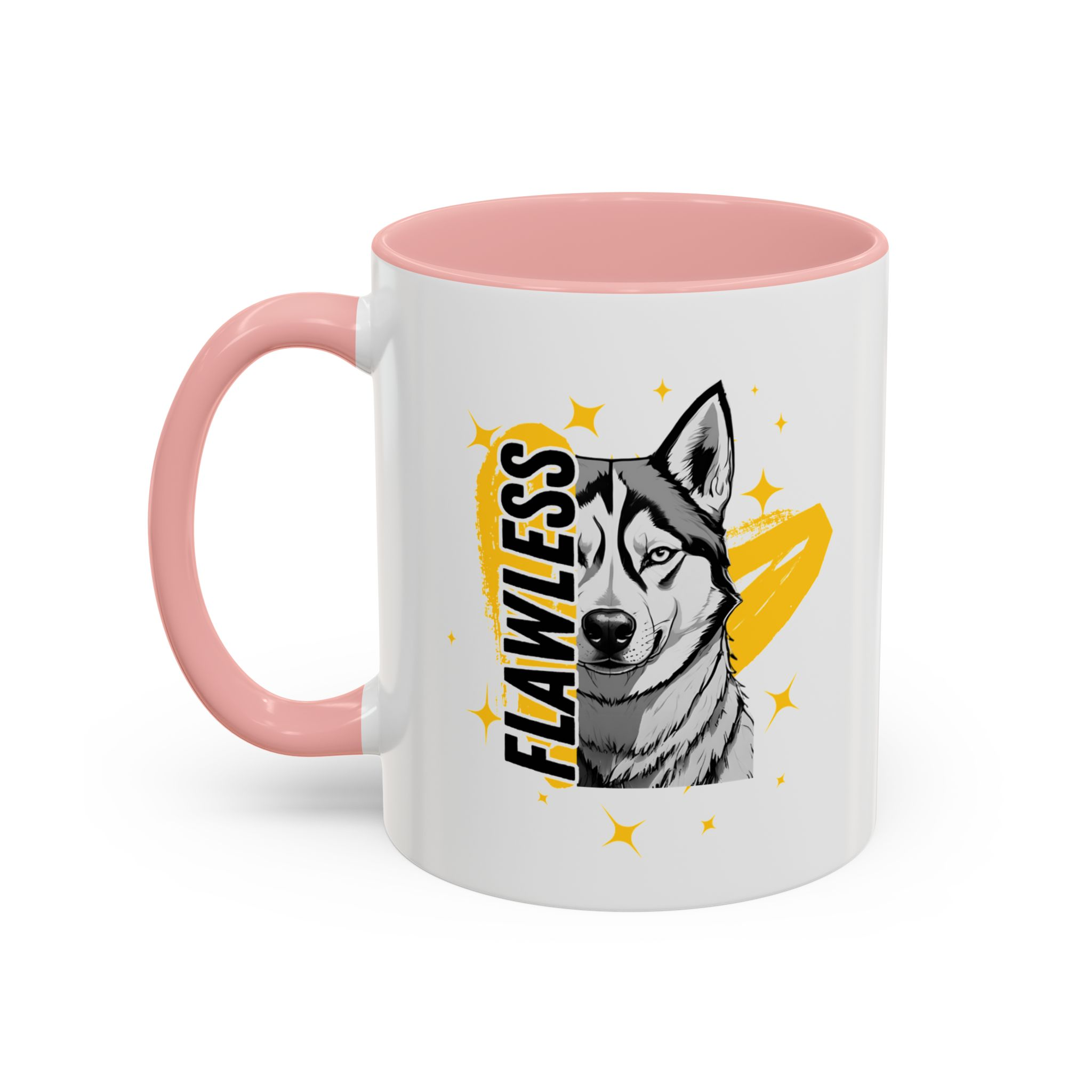 Flawless like a Husky Dog Mug (11, 15oz) v2 - Image 11