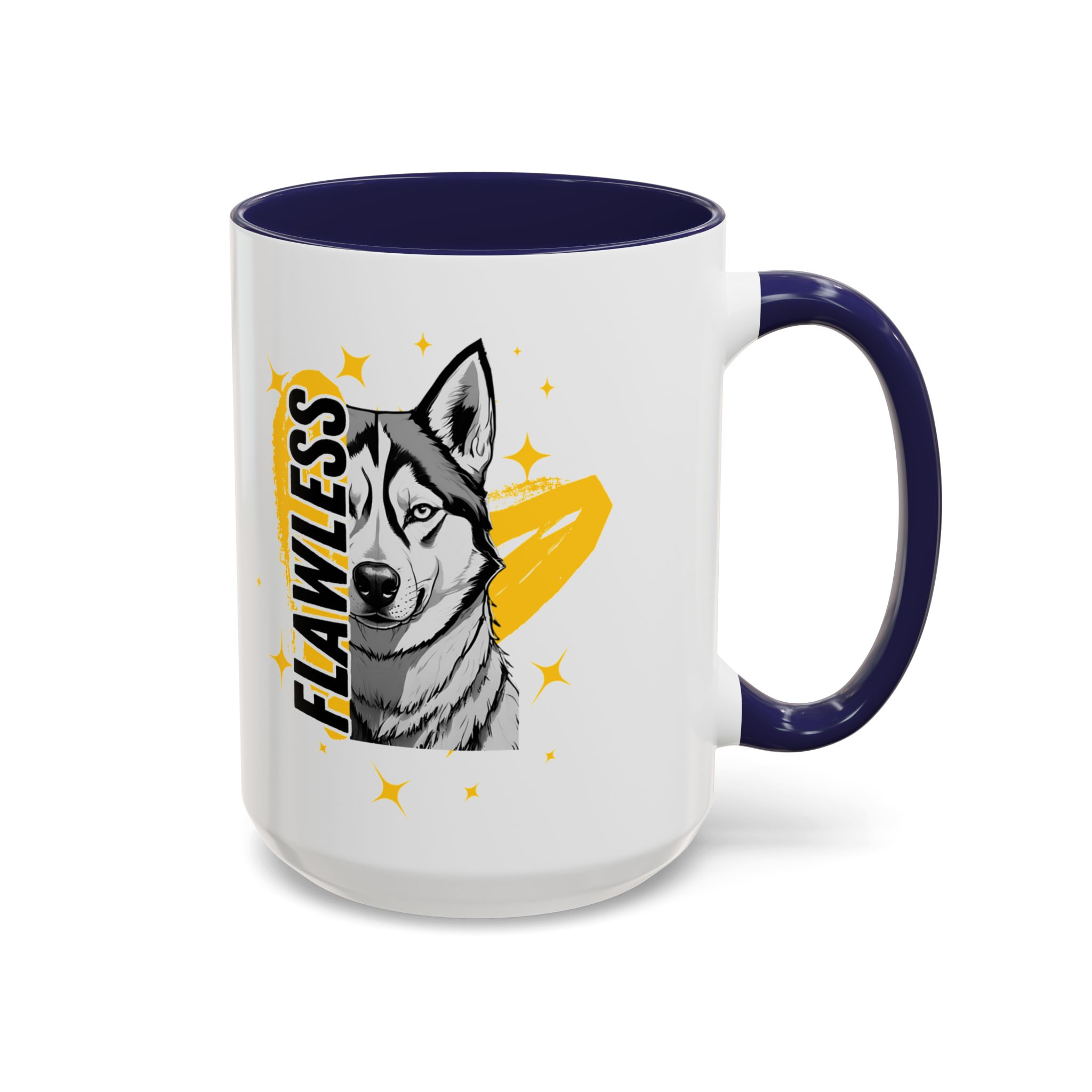 Flawless like a Husky Dog Mug (11, 15oz) v2 - Image 22