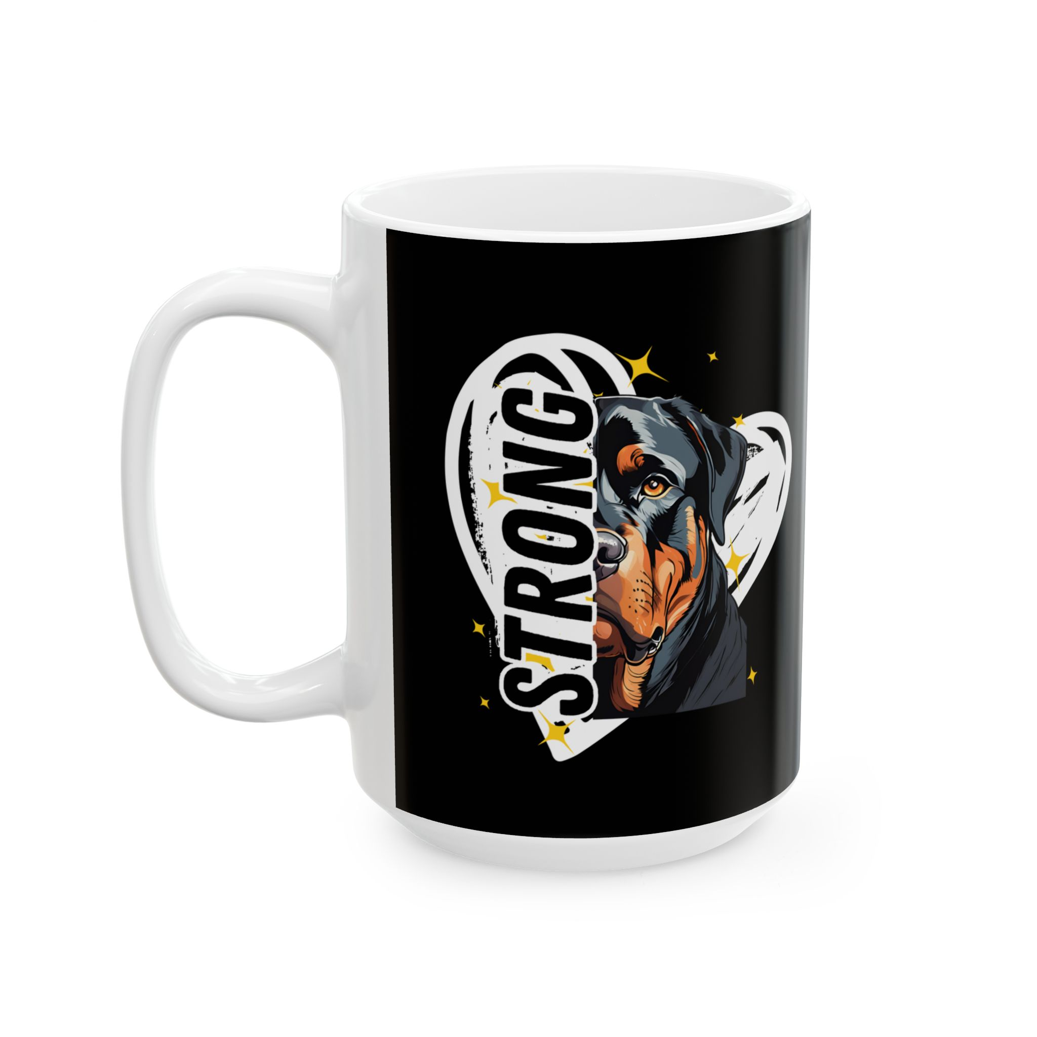 Strong Like a Rottie Mug, (11oz, 15oz) - Image 7