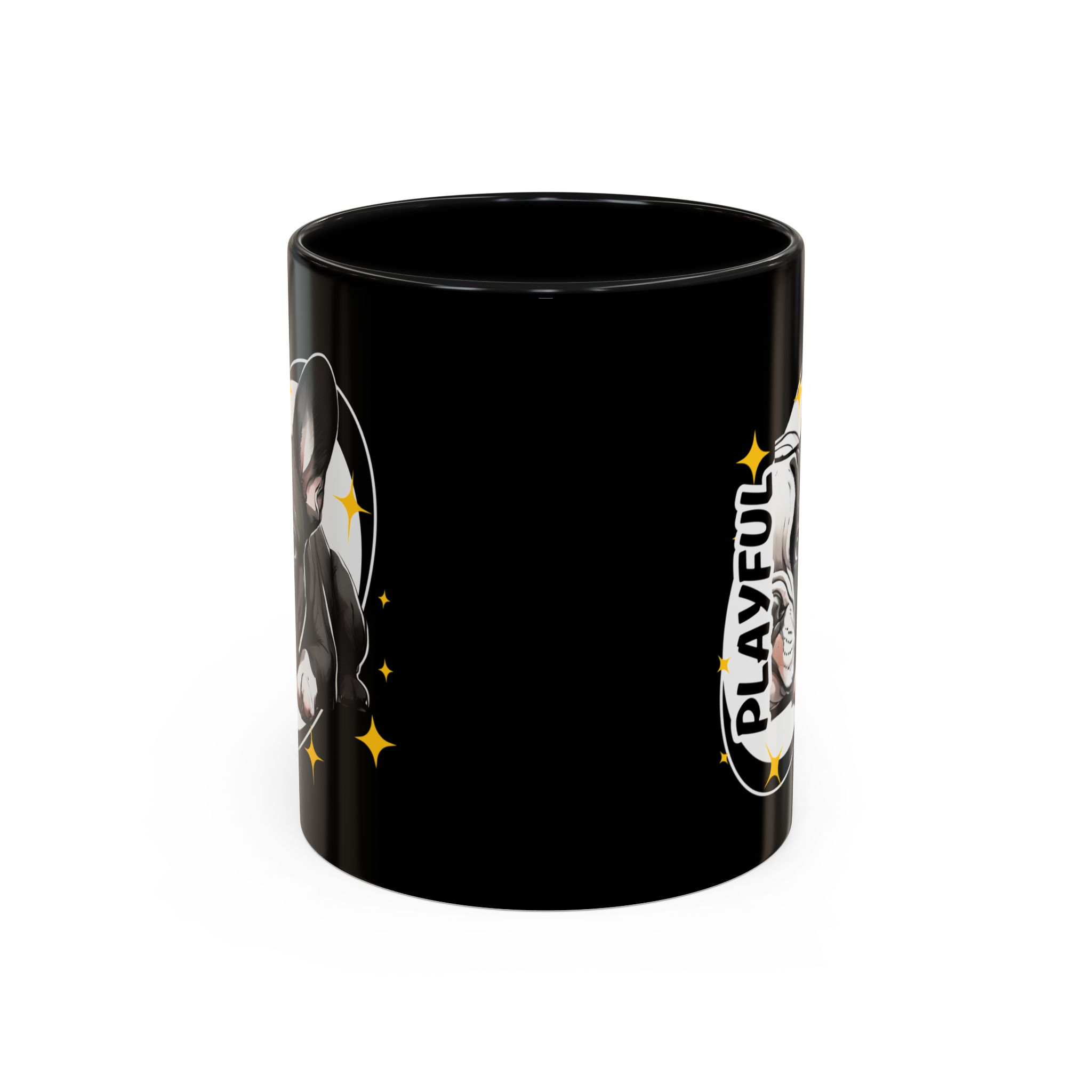 Playful like a Frenchie Mug (11, 15oz) v2 - Image 2