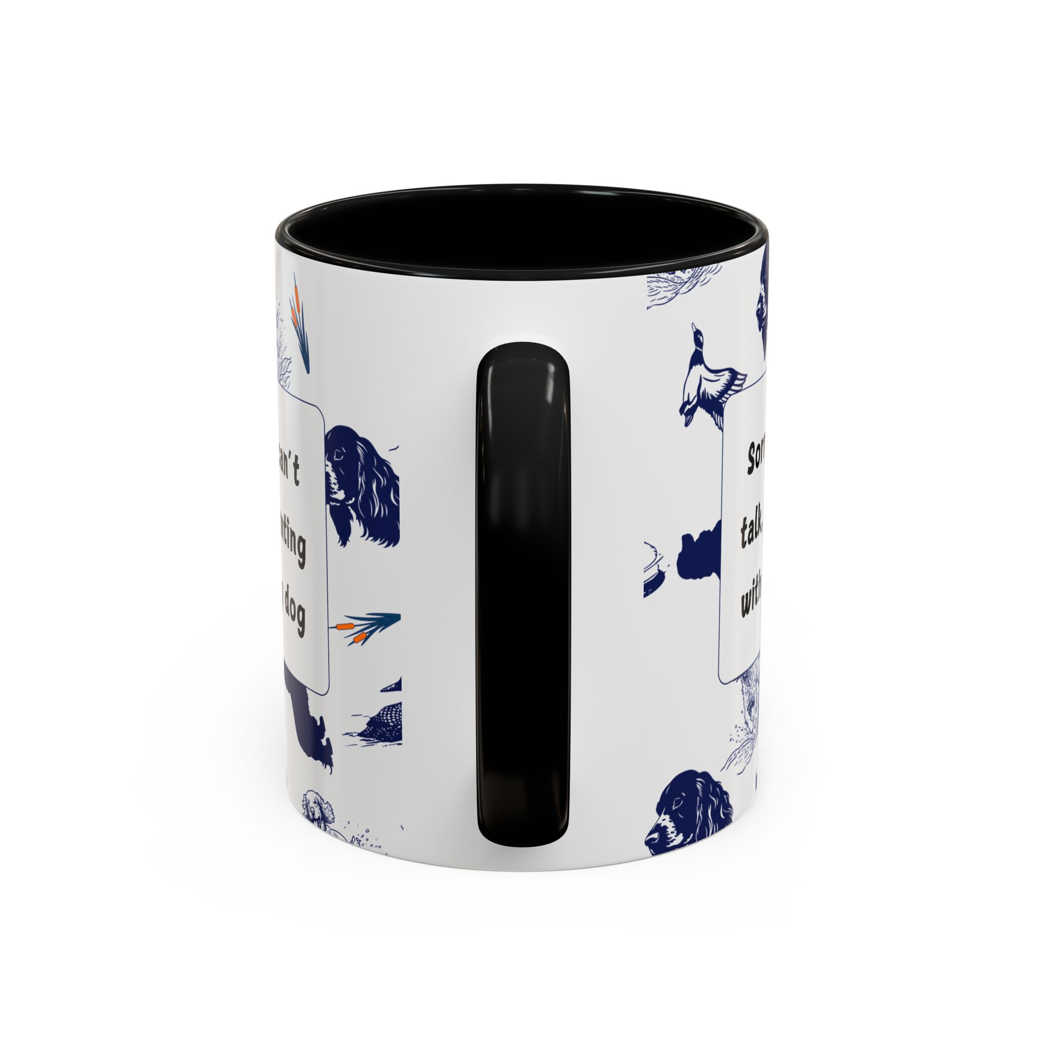 Sorry Can't Talk Coffee Mug | Funny Dog Lover Coffee Mug (11, 15oz) - Image 4