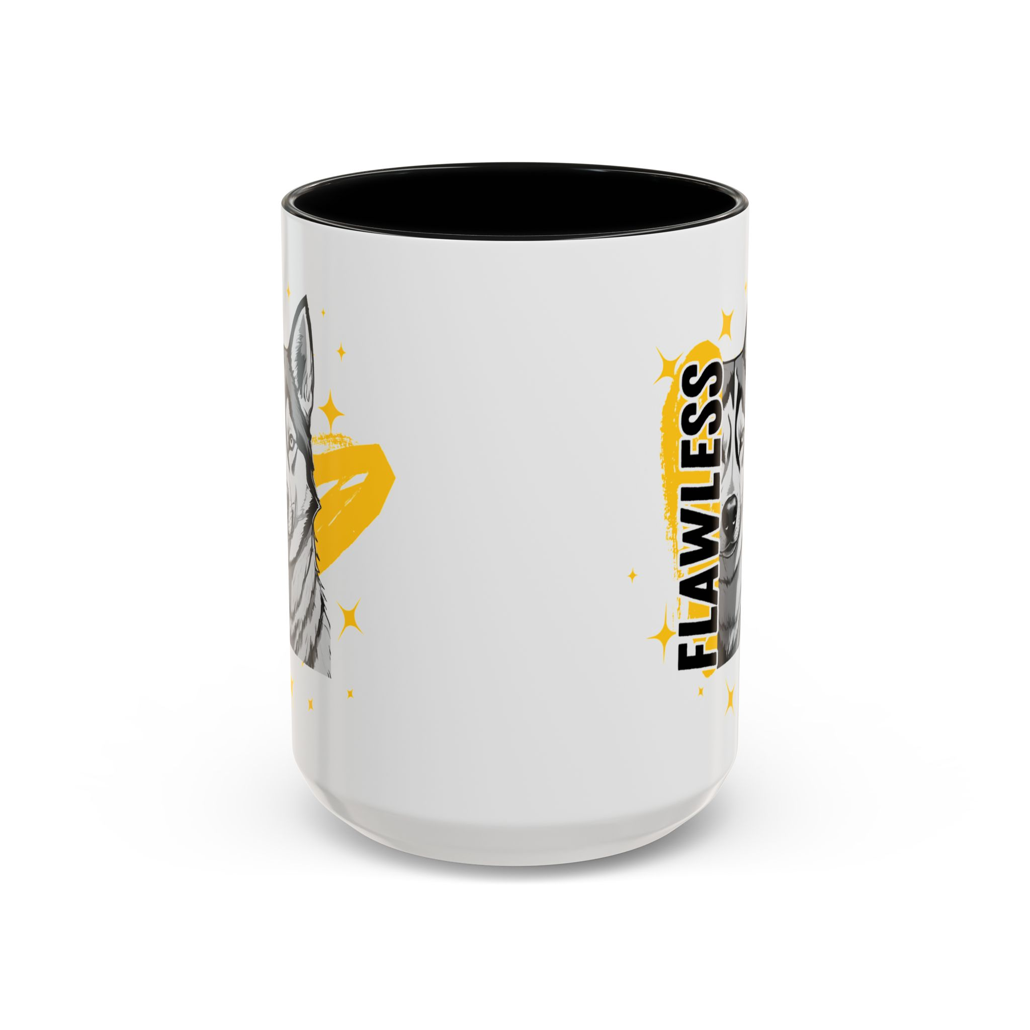 Flawless like a Husky Dog Mug (11, 15oz) v2 - Image 17