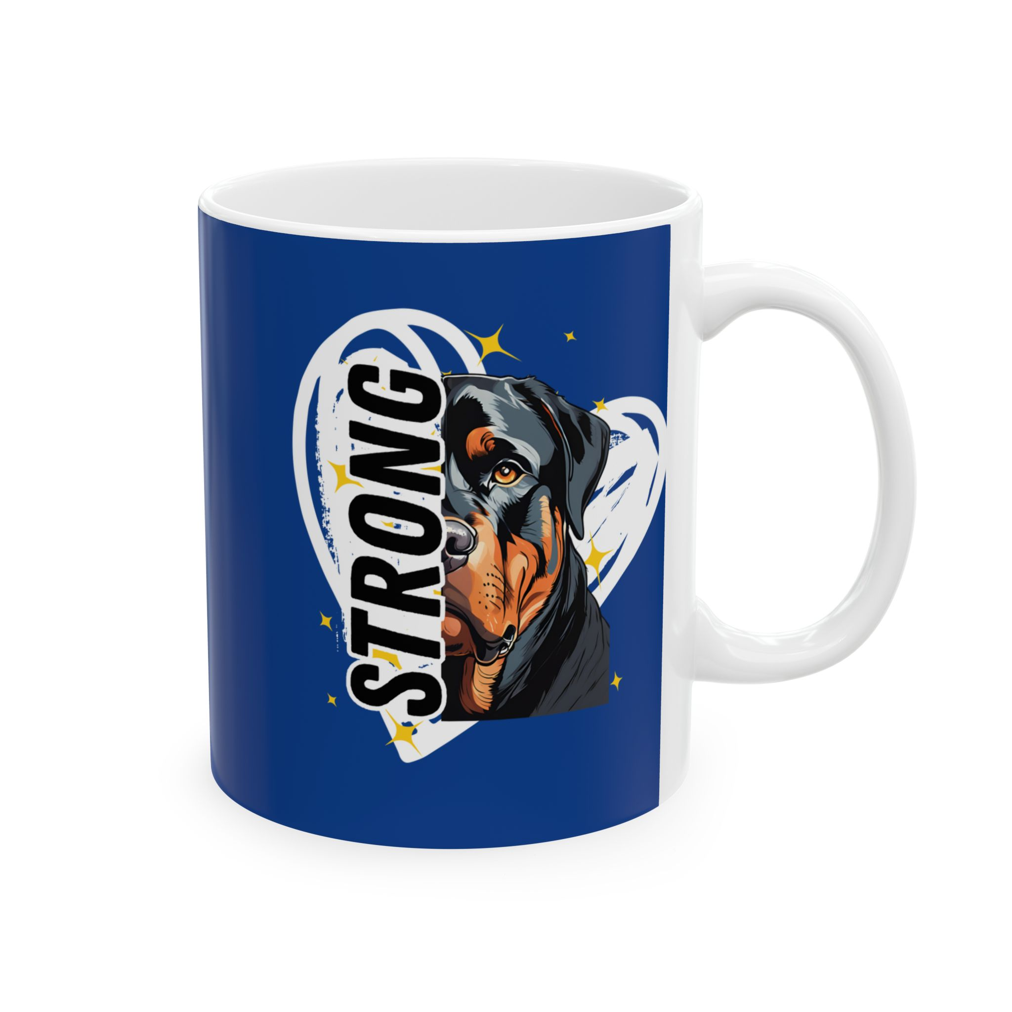 Strong Like a Rottie Mug, (11oz, 15oz) - Image 4