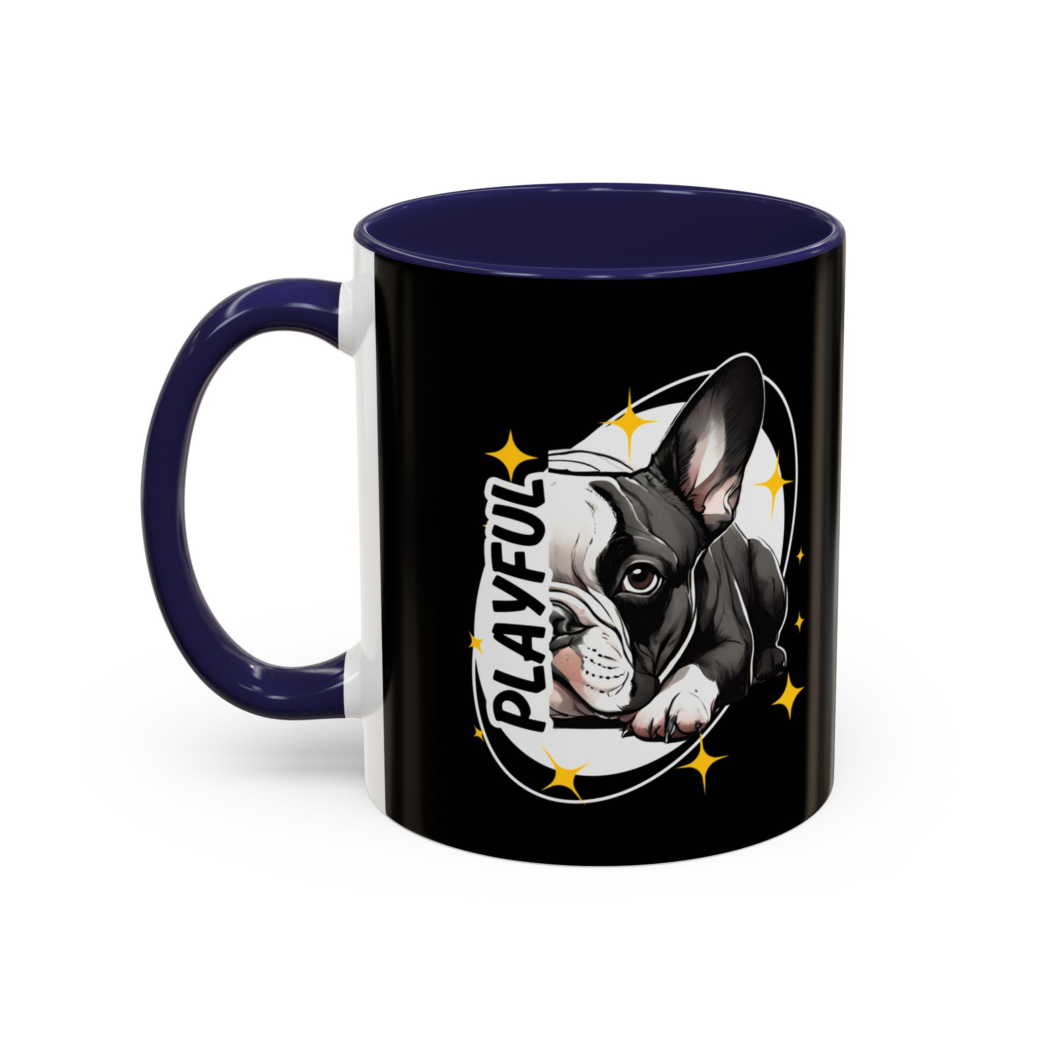 Playful like a Frenchie Mug (11, 15oz) v2 - Image 7