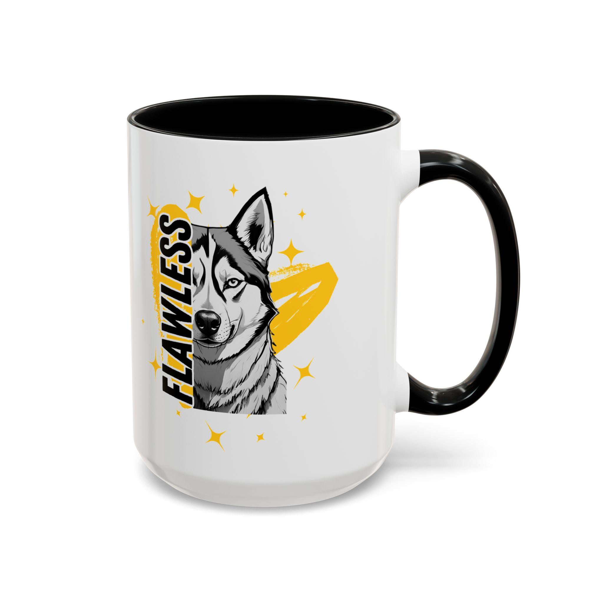 Flawless like a Husky Dog Mug (11, 15oz) v2 - Image 18