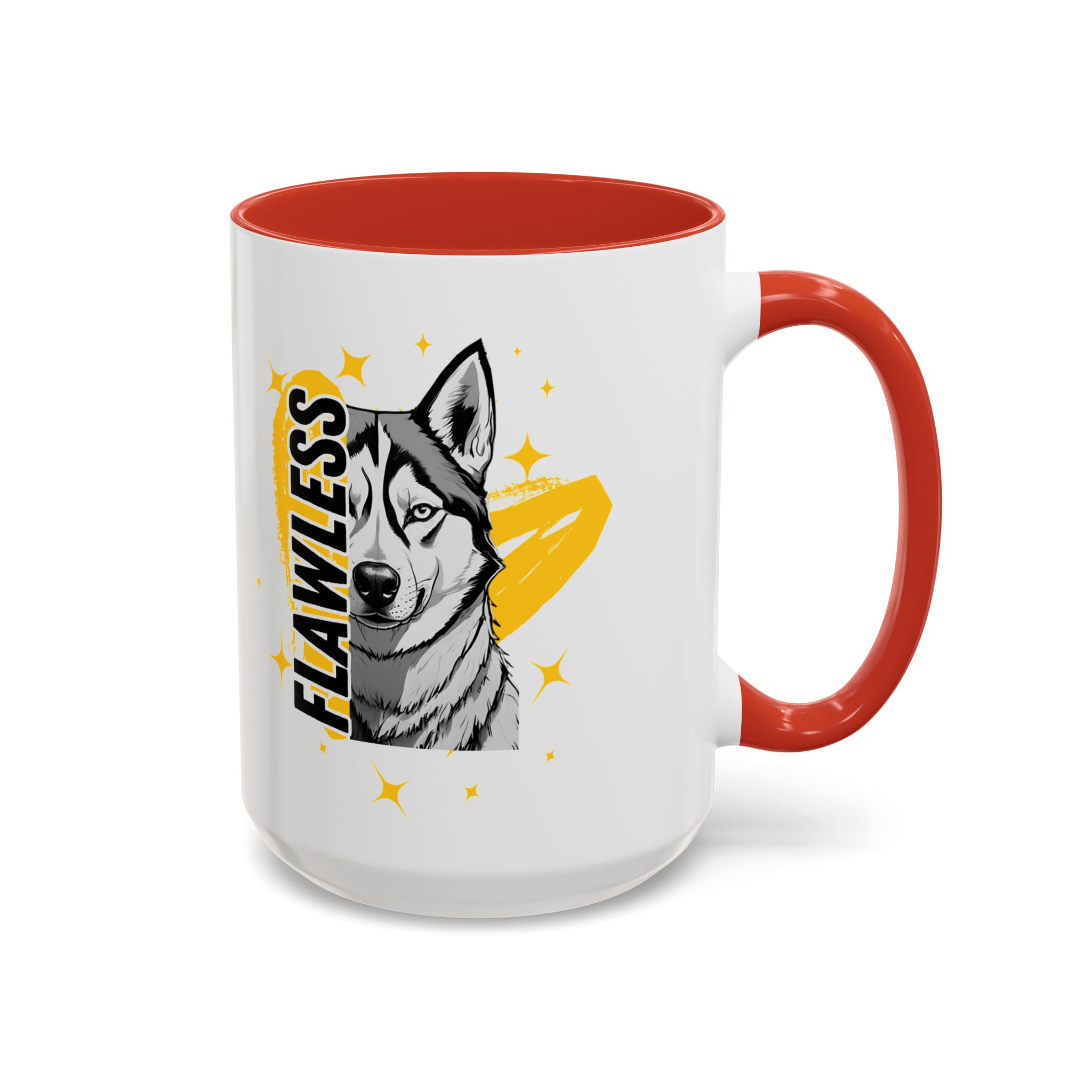 Flawless like a Husky Dog Mug (11, 15oz) v2 - Image 30