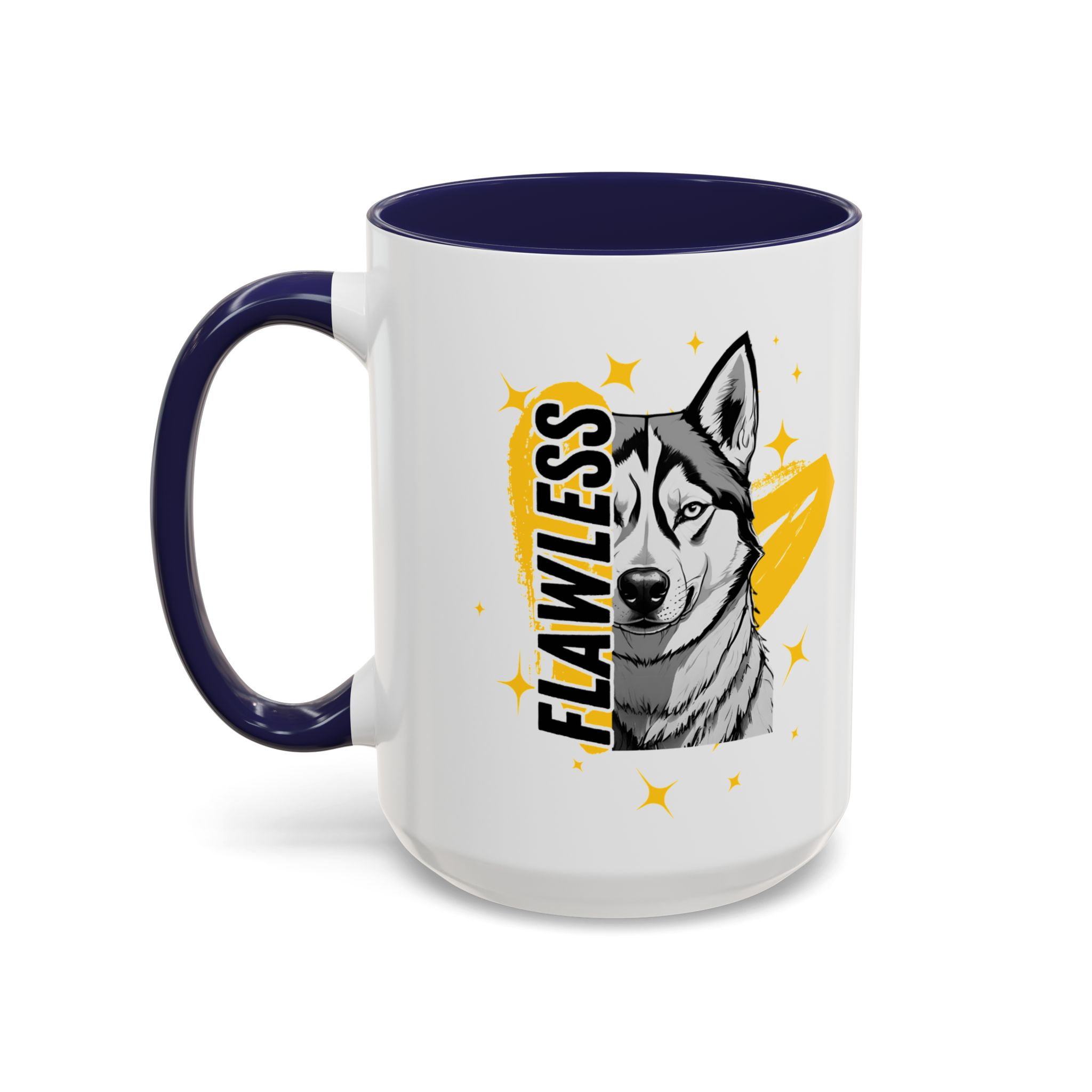 Flawless like a Husky Dog Mug (11, 15oz) v2 - Image 23