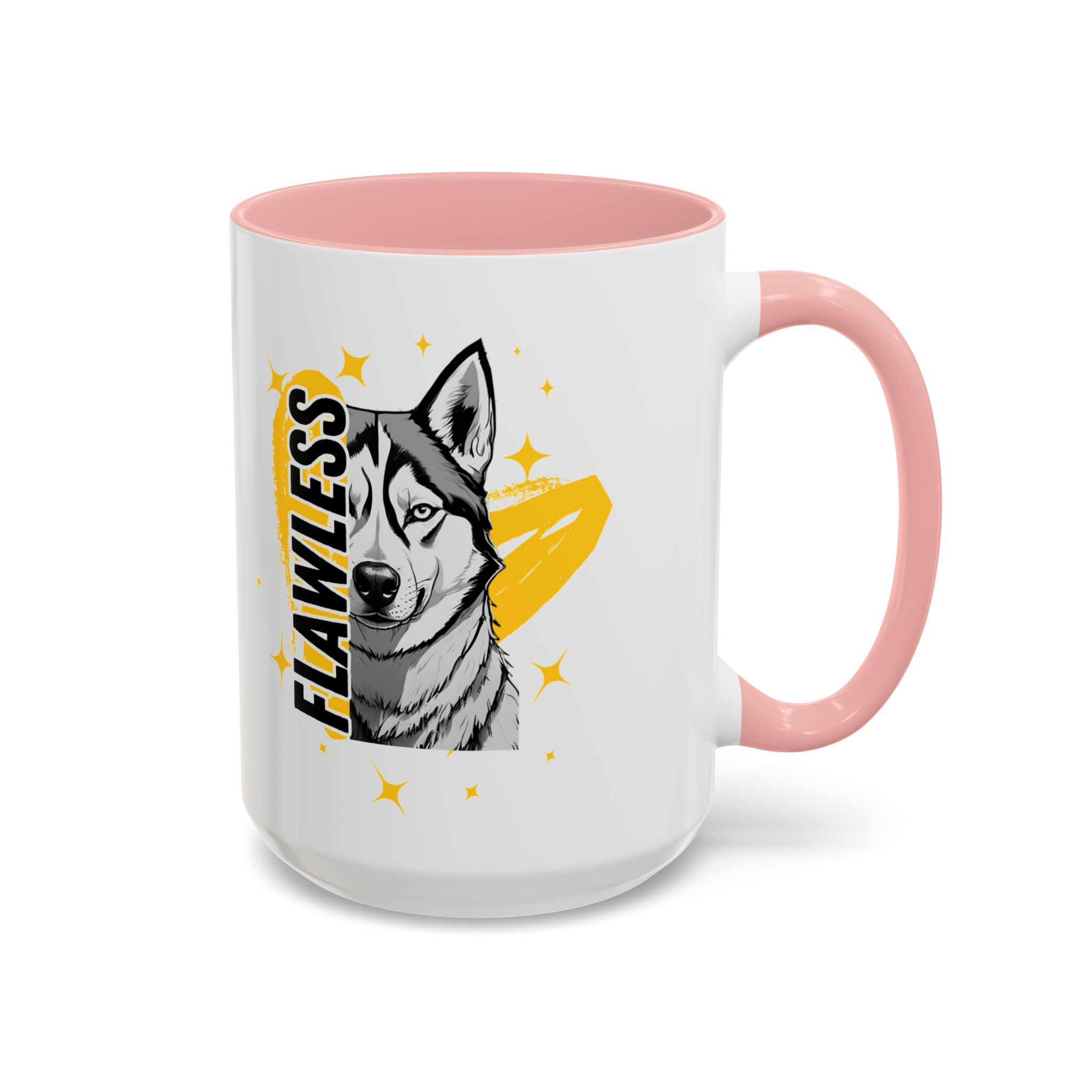 Flawless like a Husky Dog Mug (11, 15oz) v2 - Image 26