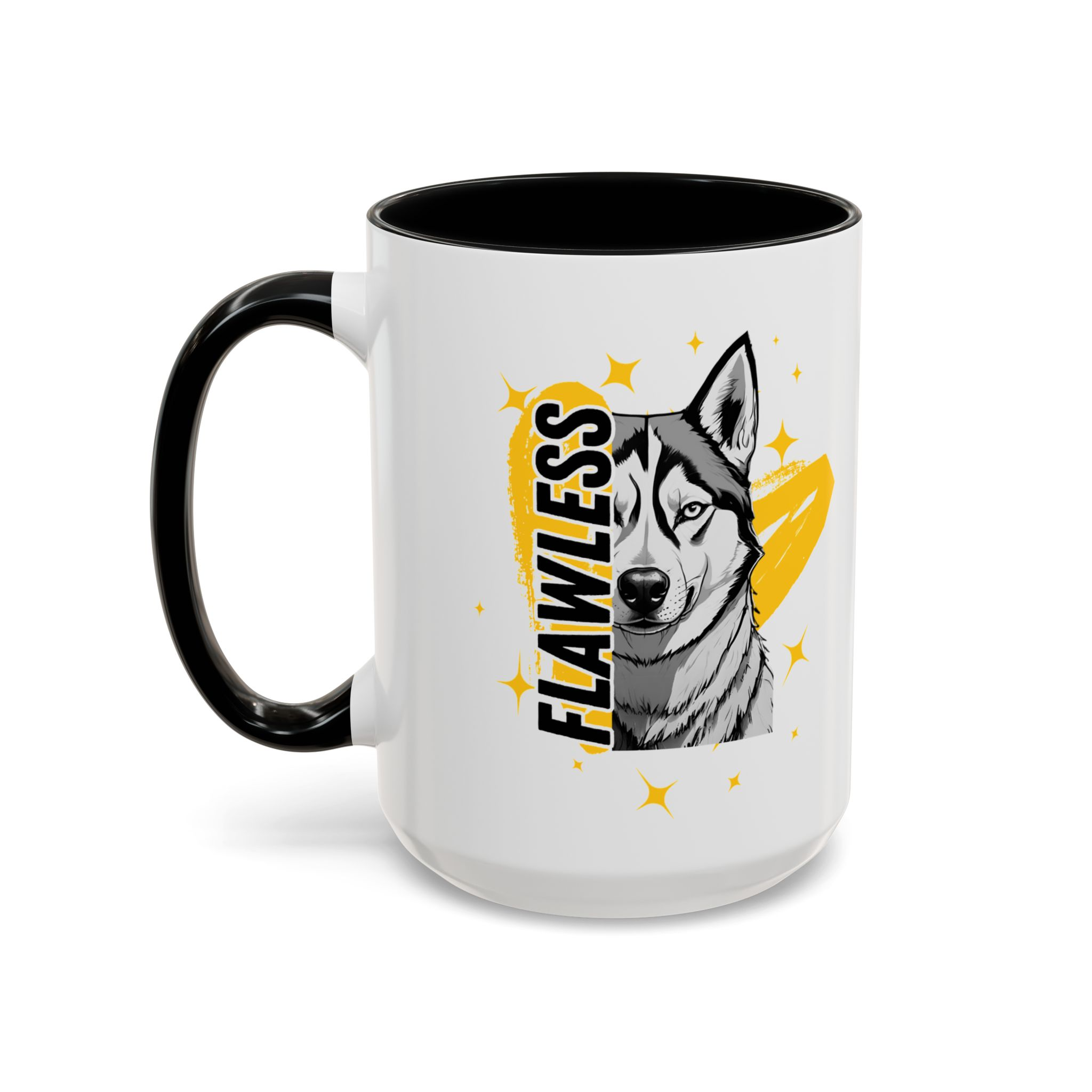 Flawless like a Husky Dog Mug (11, 15oz) v2 - Image 19