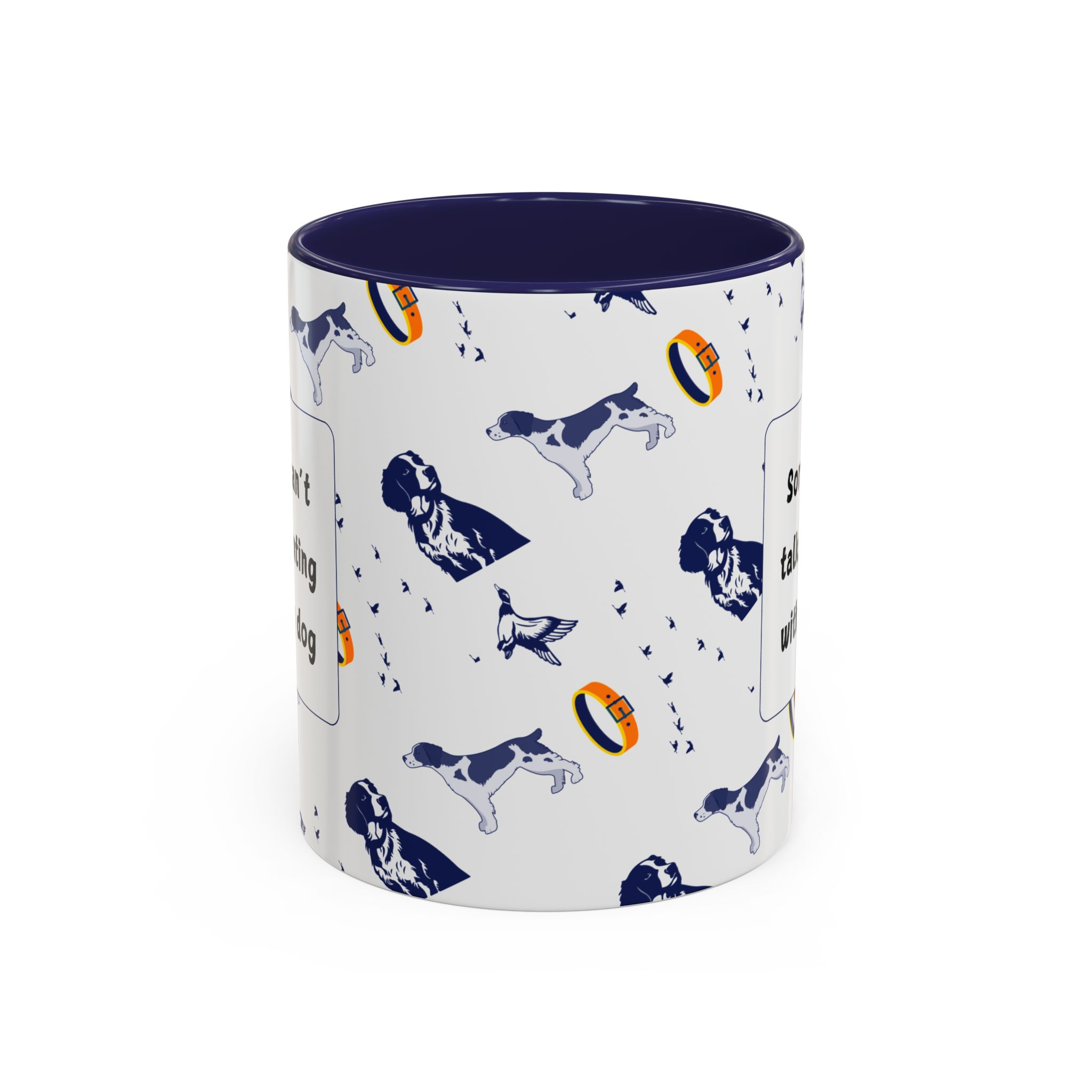 Sorry Can't Talk Coffee Mug | Funny Dog Lover Coffee Mug (11, 15oz) v3 - Image 5