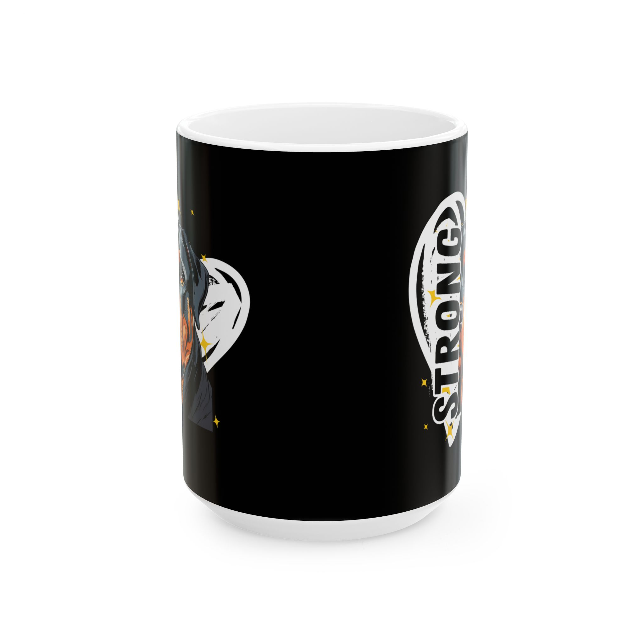 Strong Like a Rottie Mug, (11oz, 15oz) - Image 5